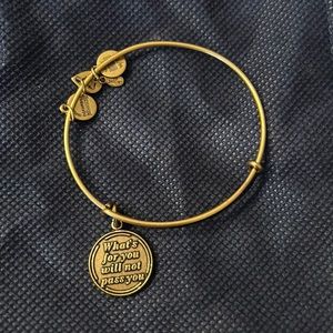 Alex and Ani gold tone bracelet. Like new.